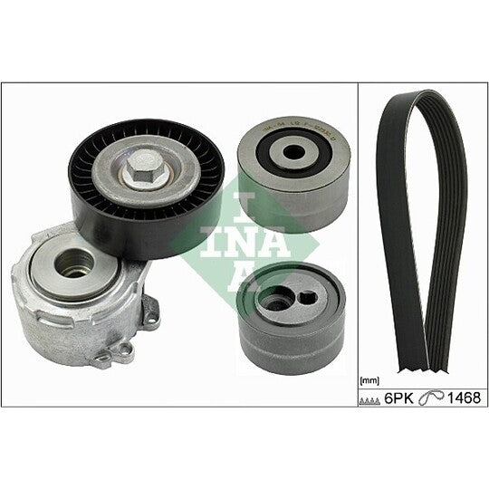 529 0156 10 V-Ribbed Belt Set