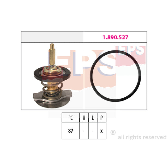 1.880.807 Thermostat, coolant