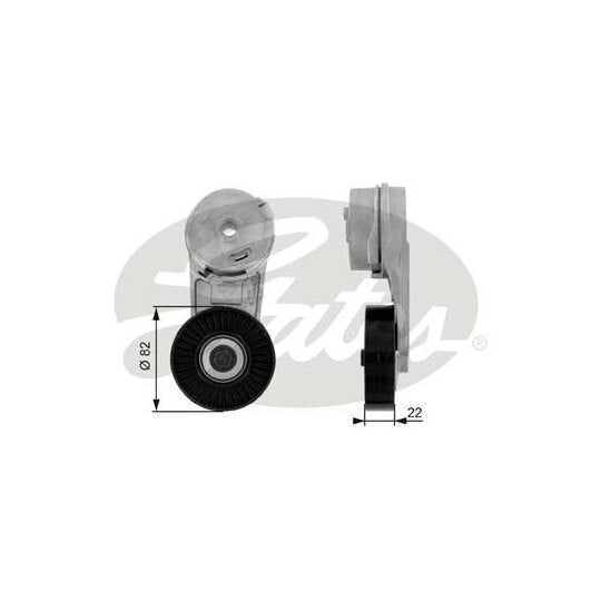 T38177 Tensioner Pulley, v-ribbed belt