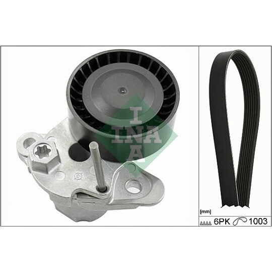 529 0159 10 V-Ribbed Belt Set