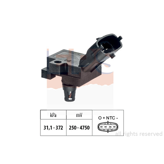 1.993.248 Air Pressure Sensor, height adaptation