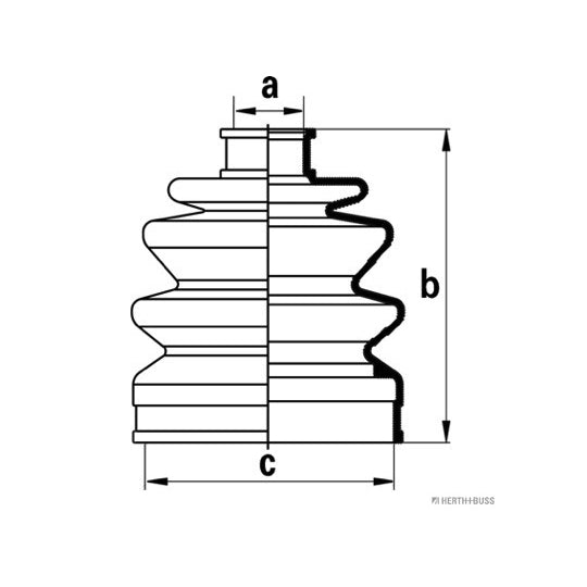 J2860504 Bellow Set, drive shaft