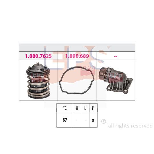 1.880.763K Thermostat, coolant