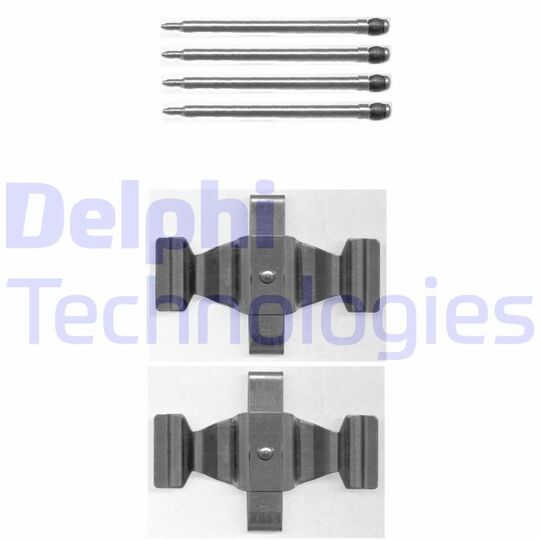 LX0398 Accessory Kit, disc brake pad