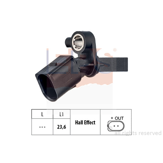 1.960.222 Sensor, wheel speed