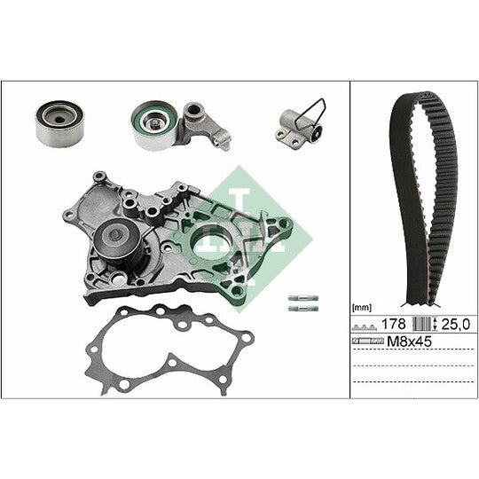 530 0543 30 Water Pump & Timing Belt Set