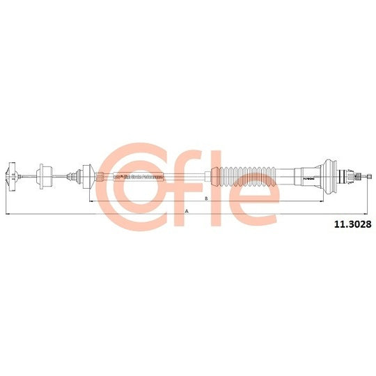 11.3028 Clutch Cable