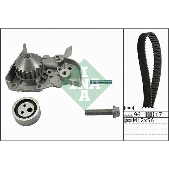 530 0191 30 Water Pump & Timing Belt Set