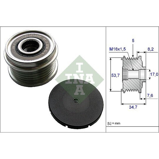 535 0211 10 Alternator Freewheel Clutch