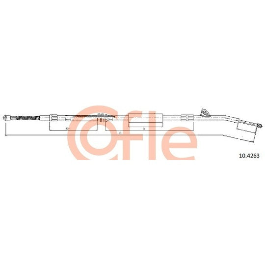 10.4263 Cable, parking brake