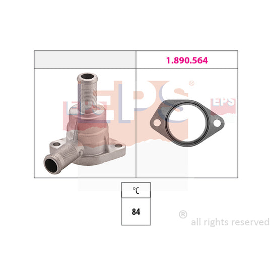 1.880.311 Thermostat, coolant