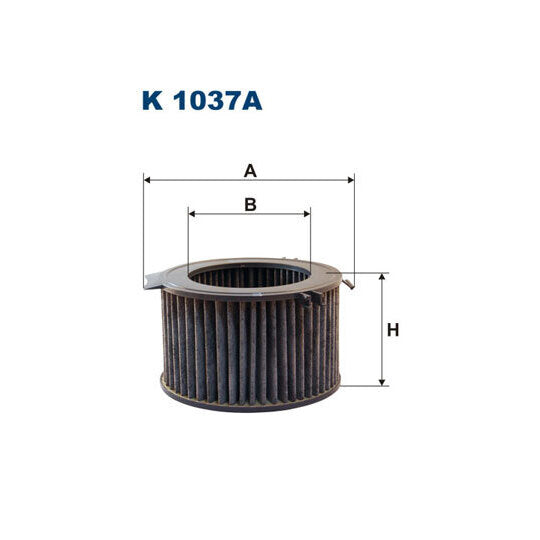 K 1037A Filter, interior air