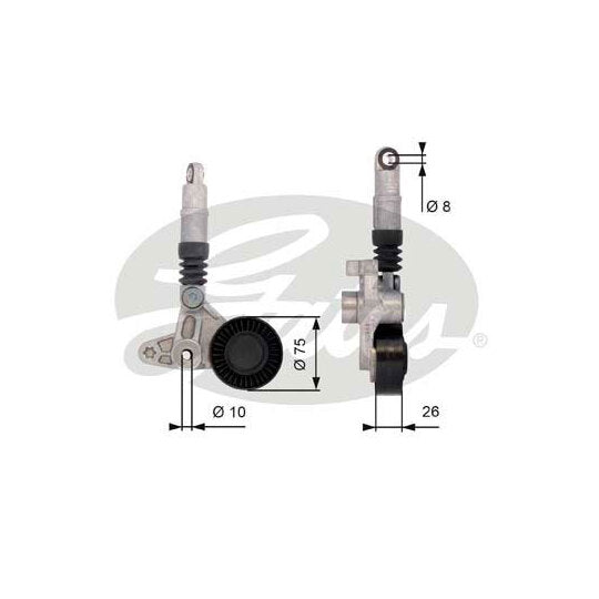 T39099 Tensioner Pulley, v-ribbed belt