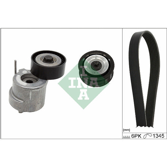 529 0459 10 V-Ribbed Belt Set