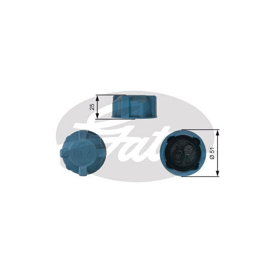 RC220 Sealing Cap, coolant tank