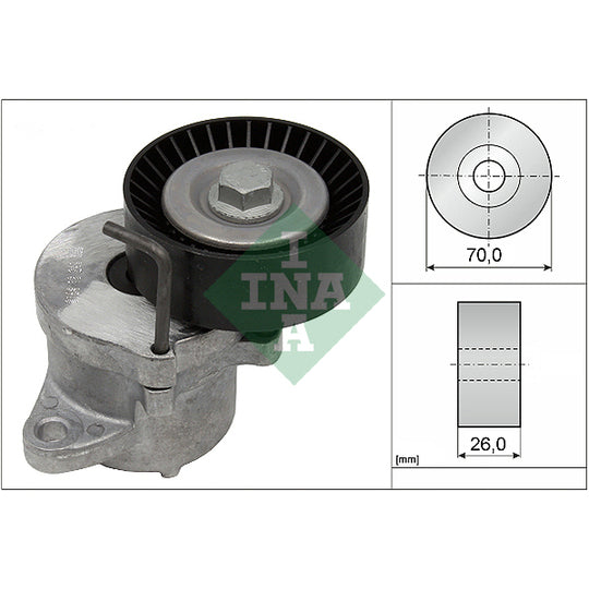 534 0439 10 Tensioner Lever, v-ribbed belt