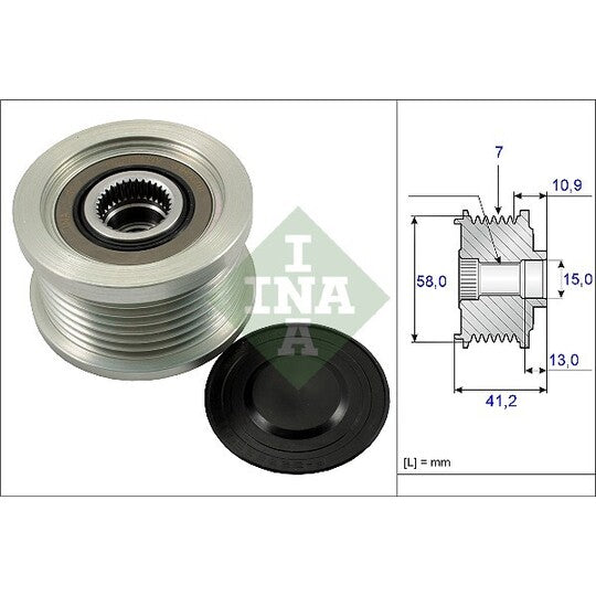 535 0173 10 Alternator Freewheel Clutch
