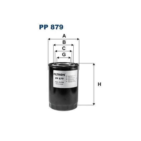 PP 879 Fuel filter