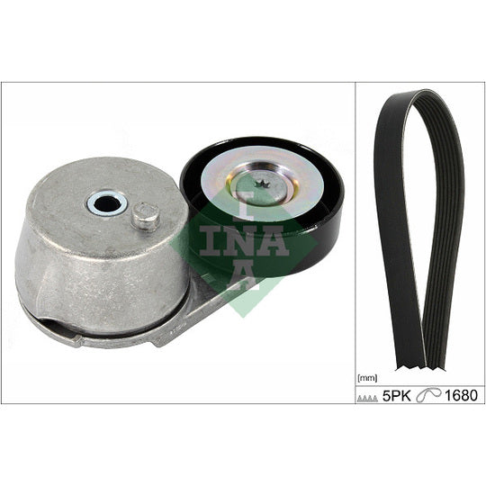 529 0409 10 V-Ribbed Belt Set