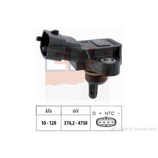1.993.180 Air Pressure Sensor, height adaptation