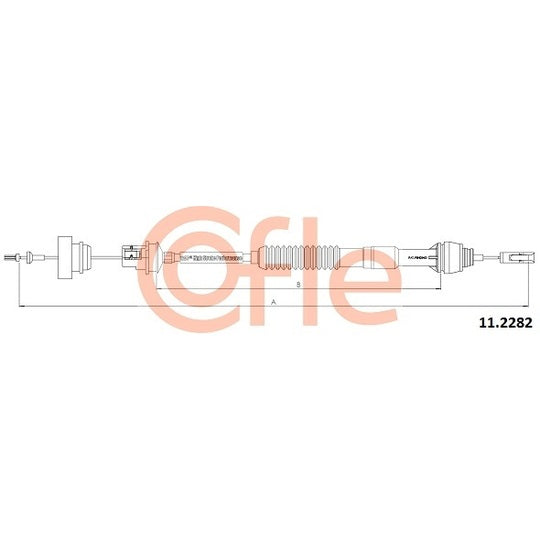 11.2282 Clutch Cable