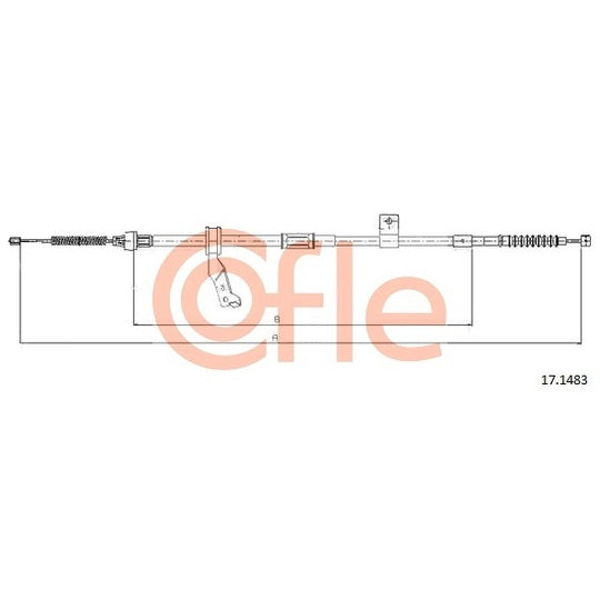 17.1483 Cable, parking brake