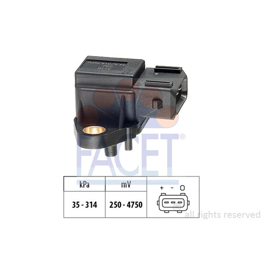 10.3116 Air Pressure Sensor, height adaptation
