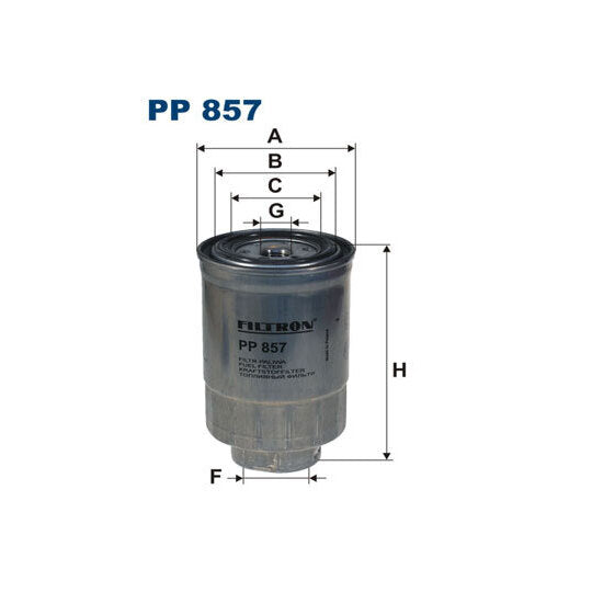 PP 857 Fuel filter