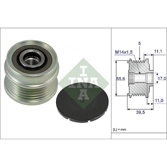 535 0218 10 Alternator Freewheel Clutch