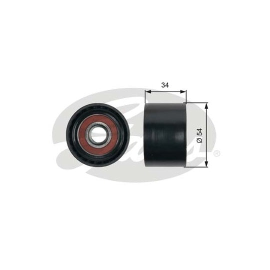T36453 Deflection/Guide Pulley, v-ribbed belt