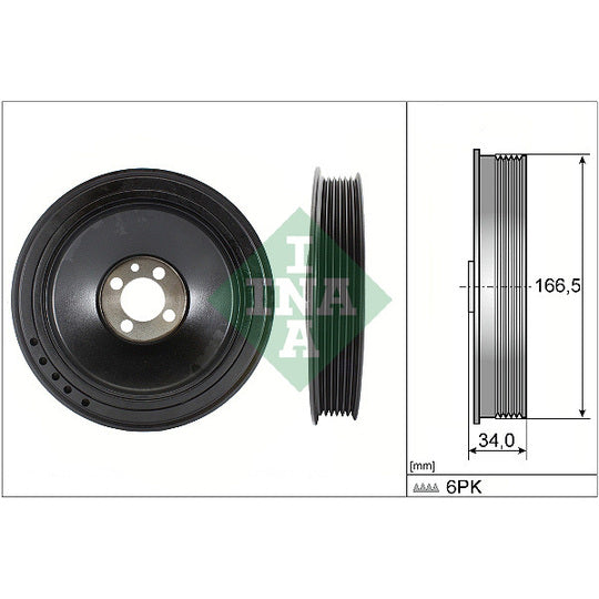 544 0157 10 Belt Pulley, crankshaft