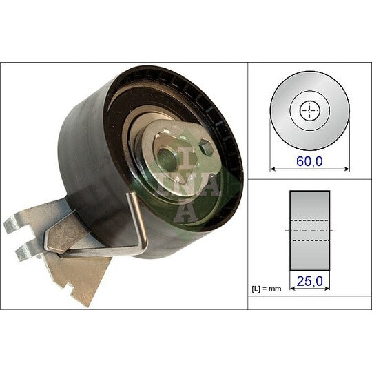 531 0572 10 Tensioner Pulley, timing belt