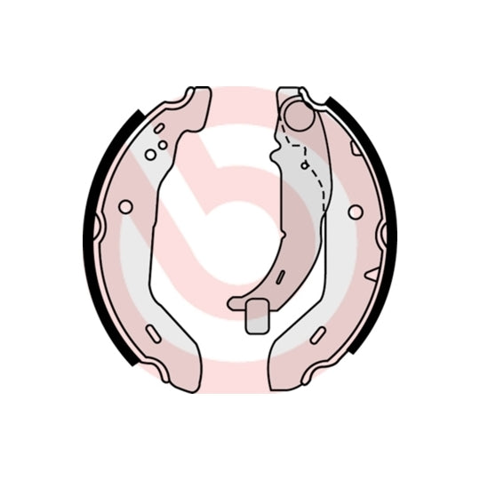 S 50 503 Brake Shoe Set
