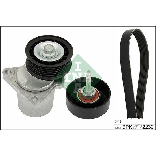 529 0394 10 V-Ribbed Belt Set