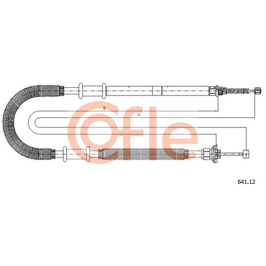 641.12 Cable, parking brake