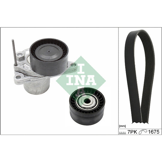 529 0247 10 V-Ribbed Belt Set