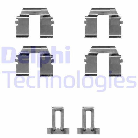 LX0335 Accessory Kit, disc brake pad