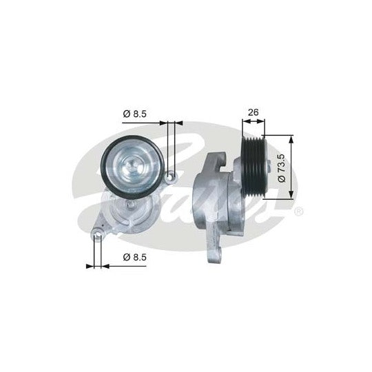 T39279 Tensioner Pulley, v-ribbed belt