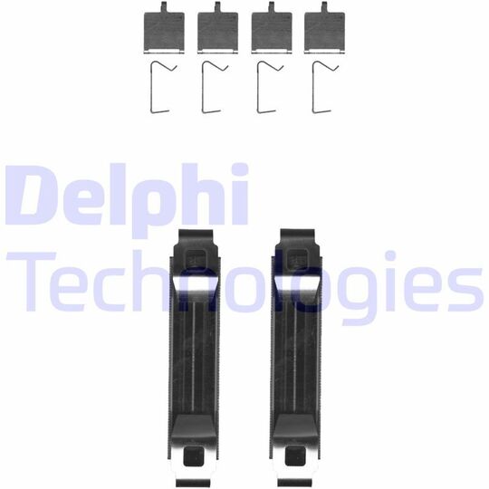 LX0681 Accessory Kit, disc brake pad
