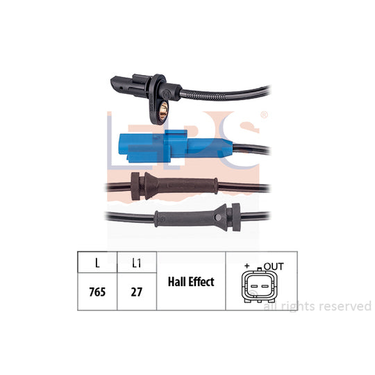 1.960.170 Sensor, wheel speed