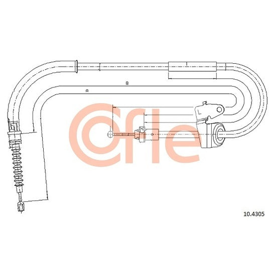 10.4305 Cable, parking brake