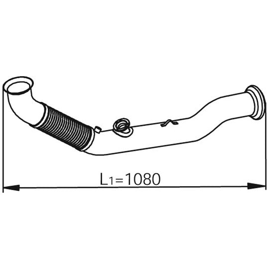 66148 Exhaust pipe