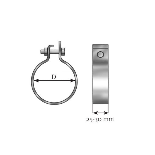 99794 Clamp, exhaust system