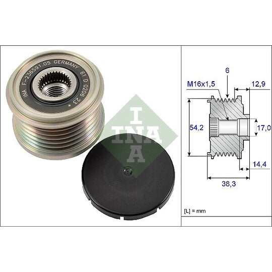 535 0194 10 Alternator Freewheel Clutch