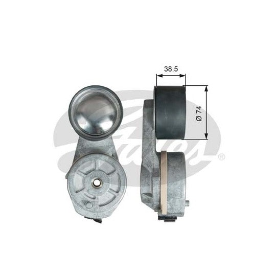 T38713 Belt Tensioner, v-ribbed belt