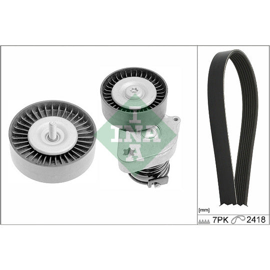 529 0334 10 V-Ribbed Belt Set