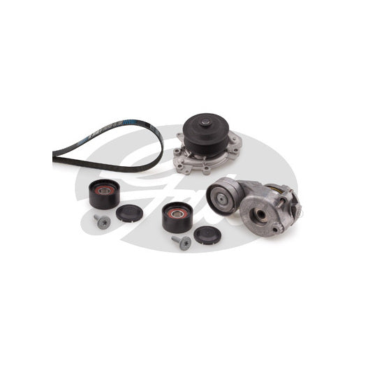 KP17PK2035-2 Water Pump + V-Ribbed Belt Set