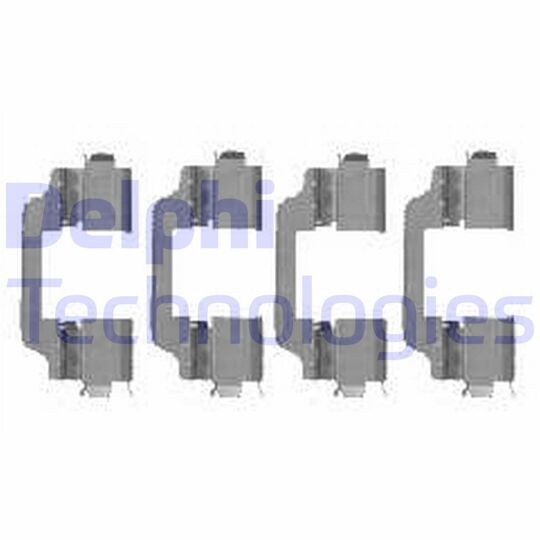 LX0458 Accessory Kit, disc brake pad