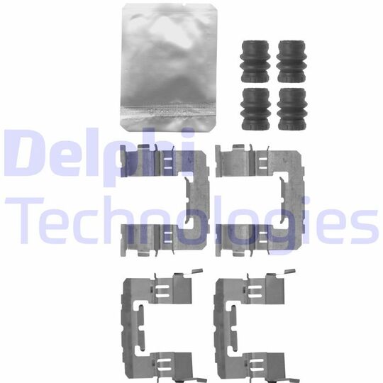 LX0645 Accessory Kit, disc brake pad