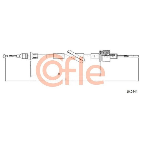 10.2444 Clutch Cable